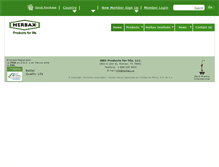 Tablet Screenshot of herbax.us